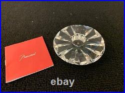 Bougeoir rond en cristal de Baccarat