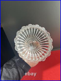 Bougeoirs en cristal à décor Antique Baccarat XIXe Siècle