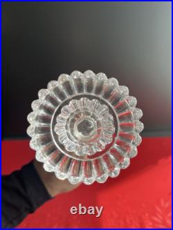 Bougeoirs en cristal à décor Antique Baccarat XIXe Siècle