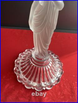 Bougeoirs en cristal à décor Antique Baccarat XIXe Siècle