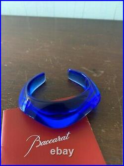 Bracelet bleu en cristal de Baccarat