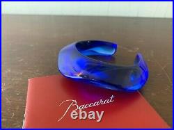 Bracelet bleu en cristal de Baccarat