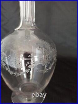 CARAFE EN CRISTAL DE BACCARAT Modèle BEAUHARNAIS