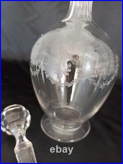 CARAFE EN CRISTAL DE BACCARAT Modèle BEAUHARNAIS