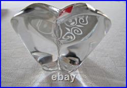 COEUR EN CRISTAL DE BACCARAT dans son écrin