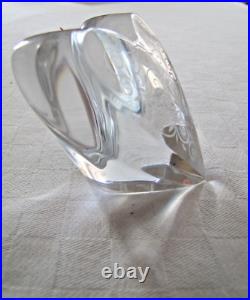 COEUR EN CRISTAL DE BACCARAT dans son écrin