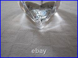 COEUR EN CRISTAL DE BACCARAT dans son écrin