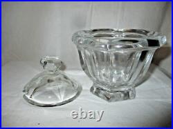 CONFITURIER EN CRISTAL DE BACCARAT modèle Harcourt Missouri-TBE