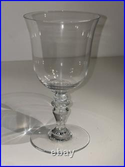CRISTAL BACCARAT Lot de 6 VERRES à EAU modèle VENCE ht cm Estampillés