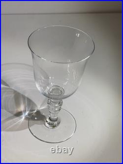 CRISTAL BACCARAT Lot de 6 VERRES à EAU modèle VENCE ht cm Estampillés