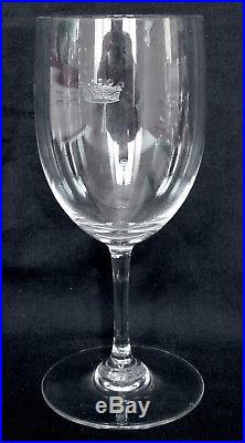CRISTAL DE BACCARAT 6 verres à eau, modèle PERFECTION, couronne de Baron