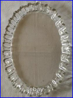 CRISTAL DE BACCARAT PLAT ANCIEN FIN 19e/1900 CRISTAL DE BACCARAT