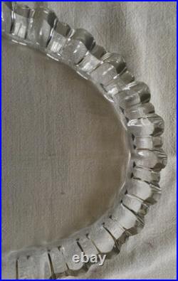 CRISTAL DE BACCARAT PLAT ANCIEN FIN 19e/1900 CRISTAL DE BACCARAT