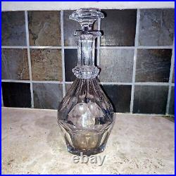 Carafe Bourbon en cristal de Baccarat vers 1900