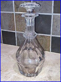 Carafe Bourbon en cristal de Baccarat vers 1900