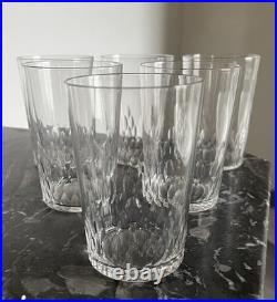 Carafe Et 6 Verres Gobelets À Eau Signés En Cristal De Baccarat Richelieu Lot 1