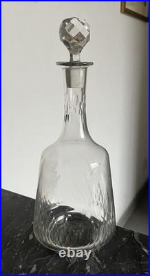 Carafe Et 6 Verres Gobelets À Eau Signés En Cristal De Baccarat Richelieu Lot 1
