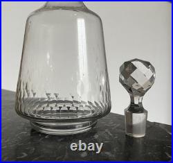 Carafe Et 6 Verres Gobelets À Eau Signés En Cristal De Baccarat Richelieu Lot 1