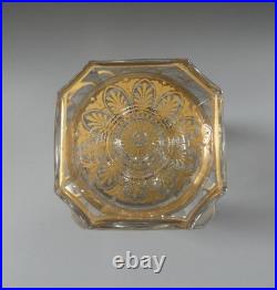 Carafe Harcourt Empire Cristal Doré Ligueur Baccarat XIXe Napoléon III