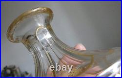 Carafe Harcourt Empire Cristal Doré Ligueur Baccarat XIXe Napoléon III