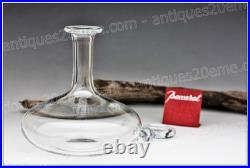 Carafe à décanter en cristal de Baccarat modèle Oenologie Wine decanter