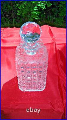 Carafe à whisky cristal de Baccarat diamants pierreries crystal whiskey decanter