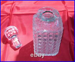 Carafe à whisky cristal de Baccarat diamants pierreries crystal whiskey decanter