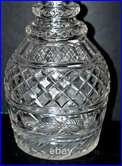 Carafe ancienne Cristal taillé BACCARAT SAINT-LOUIS 1890-1900 Diamant Biseaux Carafe ancienne Cristal taillé BACCARAT SAINT-LOUIS 1890-1900 Diamant Biseaux