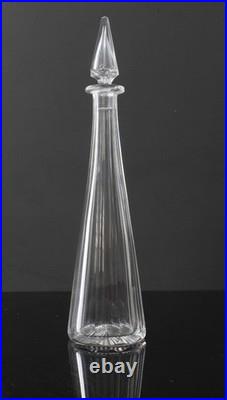Carafe en cristal de baccarat taillée H42 cm