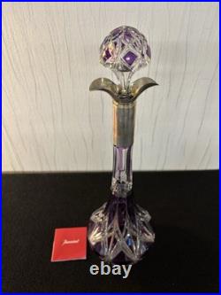 Carafe overlay violet en cristal de Baccarat Carafe overlay violet en cristal de Baccarat