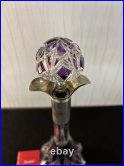 Carafe overlay violet en cristal de Baccarat Carafe overlay violet en cristal de Baccarat