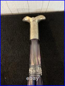 Carafe overlay violet en cristal de Baccarat Carafe overlay violet en cristal de Baccarat
