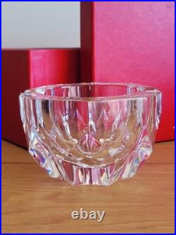 Cendrier Baccarat En Cristal Taillé Étoile Diamant Neuf En Boîte