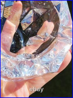 Cendrier Baccarat En Cristal Taillé Étoile Diamant Neuf En Boîte