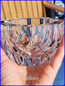 Cendrier Baccarat En Cristal Taillé Étoile Diamant Neuf En Boîte