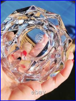 Cendrier Baccarat En Cristal Taillé Étoile Diamant Neuf En Boîte
