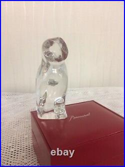 Chouette clair en cristal de Baccarat