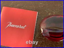 Coccinelle rouge en cristal de Baccarat