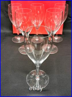 Coffret 6 Verres à Eau en Cristal de BACCARAT 18.5 cm. Modèle PERFECTION signé