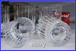 Coffret 6 grands verres à whisky cristal de Baccarat Harmonie Whiskey tumblers Coffret 6 grands verres à whisky cristal de Baccarat Harmonie Whiskey tumblers