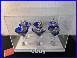 Coffret 6 verres véga revisité par Serge Mansau en cristal de Baccarat