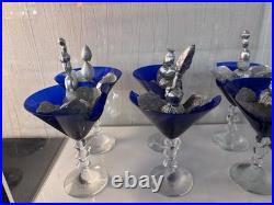 Coffret 6 verres véga revisité par Serge Mansau en cristal de Baccarat