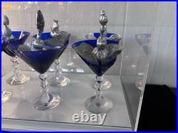 Coffret 6 verres véga revisité par Serge Mansau en cristal de Baccarat