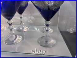 Coffret 6 verres véga revisité par Serge Mansau en cristal de Baccarat