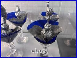Coffret 6 verres véga revisité par Serge Mansau en cristal de Baccarat