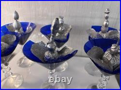 Coffret 6 verres véga revisité par Serge Mansau en cristal de Baccarat
