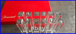 Coffret De 12 Repose Couteaux En Cristal Baccarat Signes