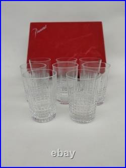 Coffret De 8 Gobelets En Cristal De Baccarat, Modèle Nancy