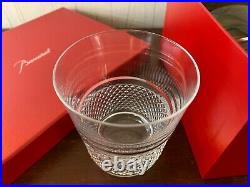 Coffret de deux verres diamant en cristal de Baccarat (prix du coffret)