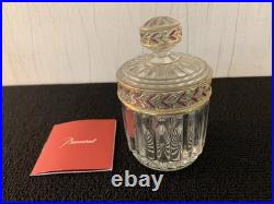 Coffret décor feuille en cristal Baccarat